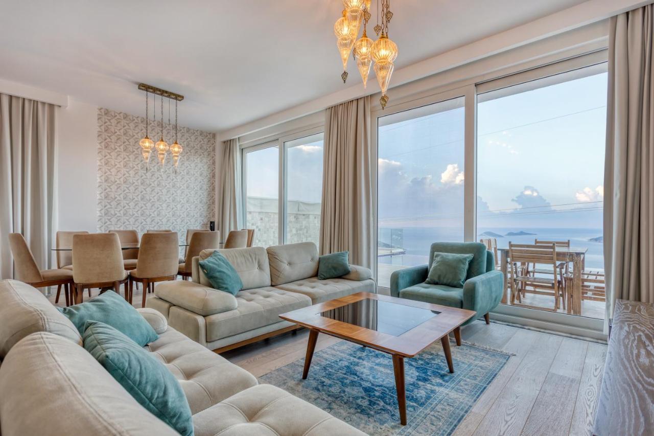 Villa Lucida - Kalkan Hills - Exclusive Villas With Private Pool And Majestic Sea Views Ngoại thất bức ảnh